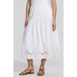 Lands' End Lands' End Voile Eyelet Maxi Skirt