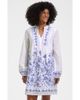 Lands' End Lands' End Voile Tie Neck Dress - 1