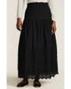 Lands' End Lands' End Voile Tiered Eyelet Maxi Skirt - 1