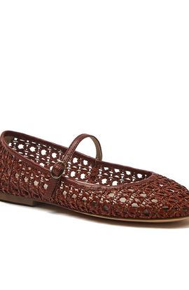 Lands' End Lands' End Woven Mary Jane Flats