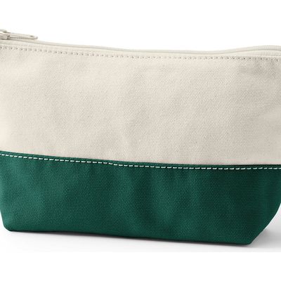 Lands' End Lands' End Zipper Canvas Pouch