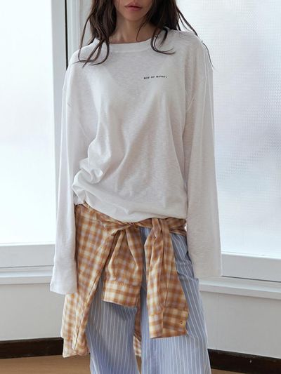 LANGER 25SS Never Slub Overfit T-Shirt