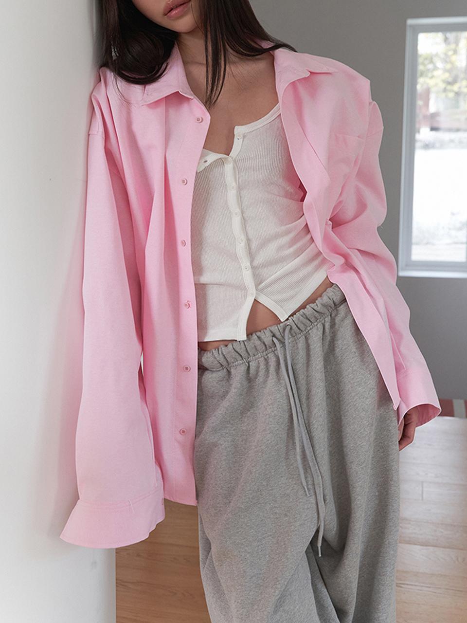 LANGER 25SS Vivid Classic Boxy Shirt