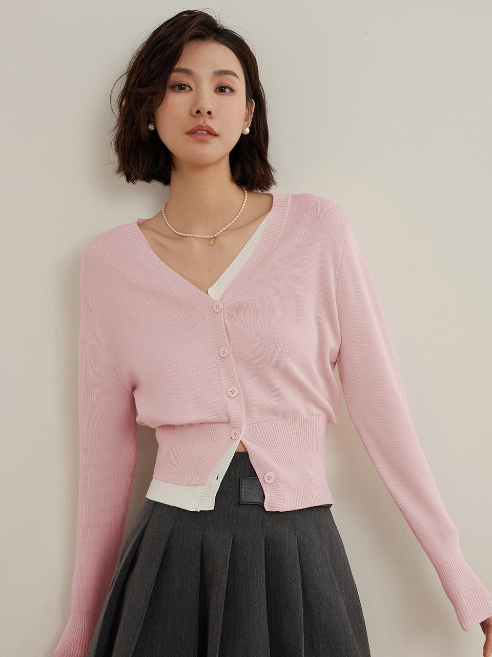 LANGSON Fake Layered Cardigan (3 Color)