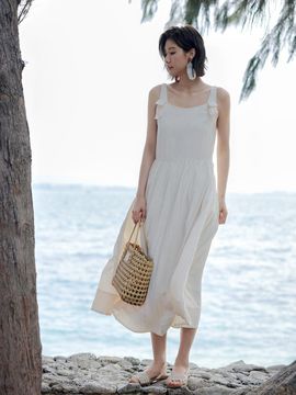 LANGSON LS High-end Wide Sun Maxi Dress