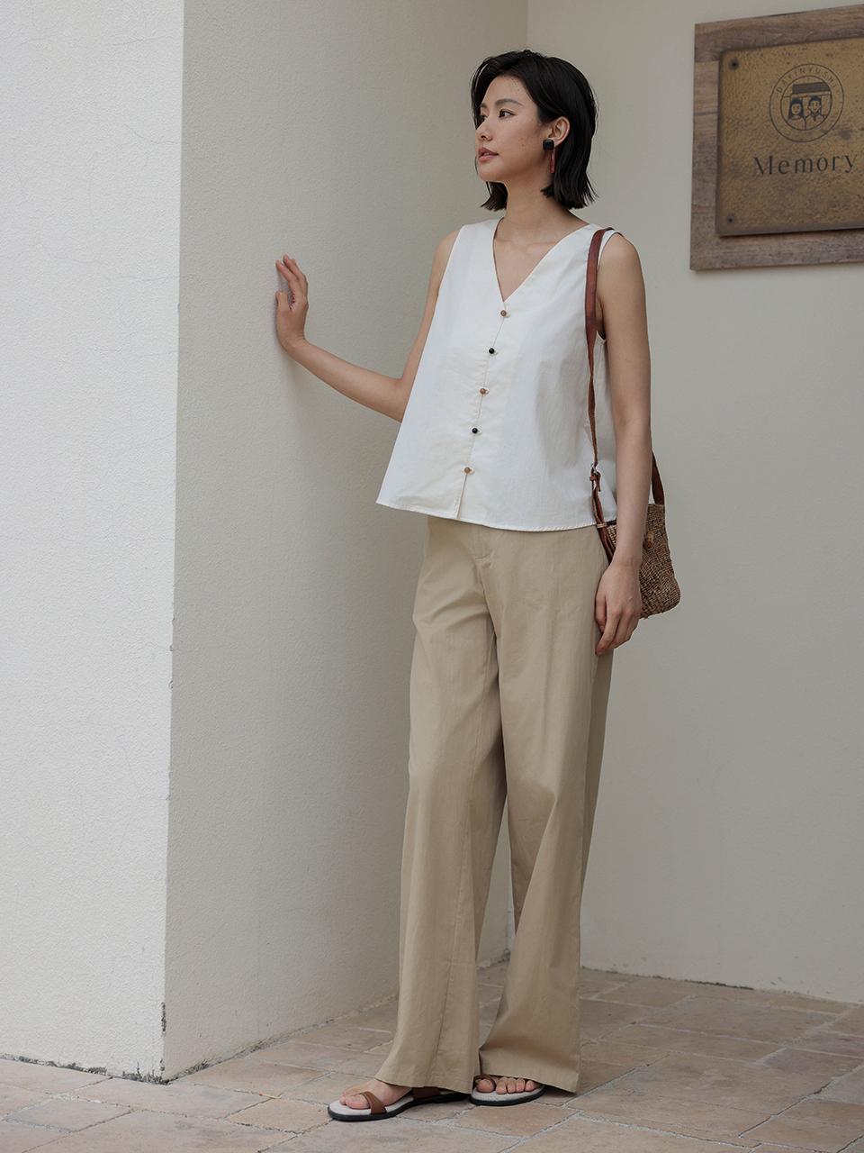 LANGSON LS High Waist Straight Leg Pants