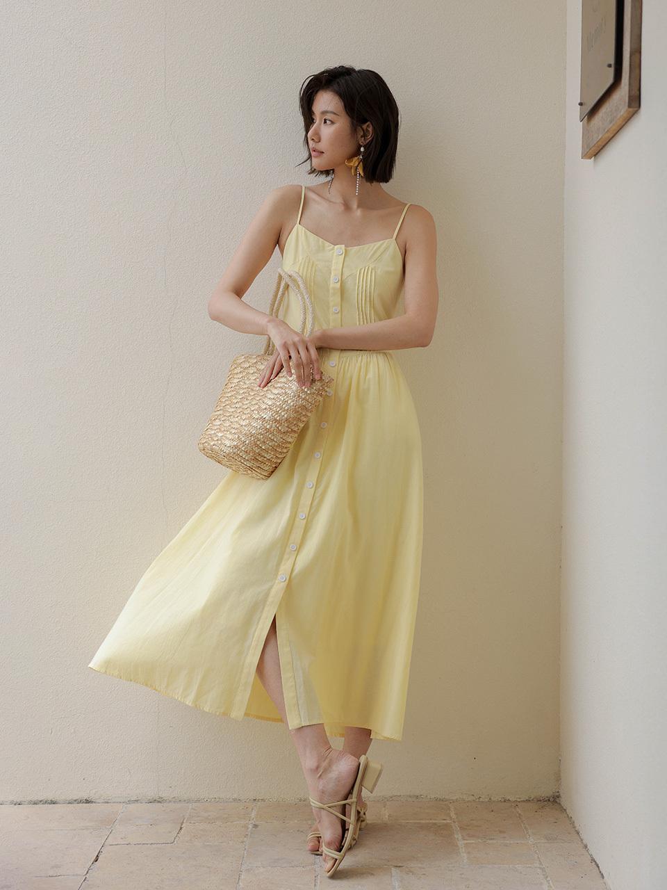 LANGSON LS Slip sense Slim Maxi Dress