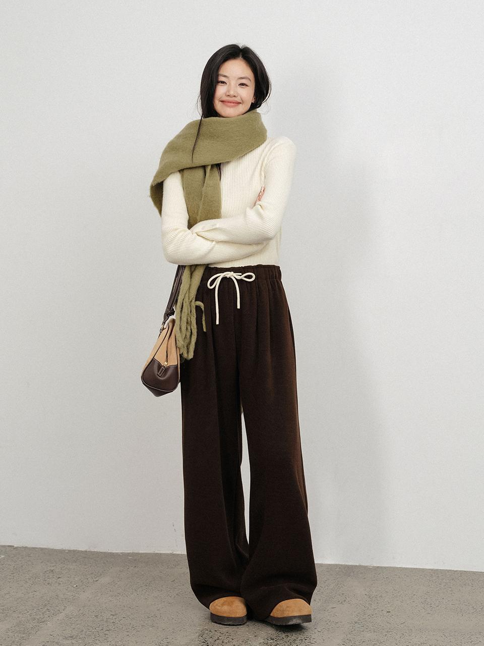 LANGSON LS_Casual soft long banding pants