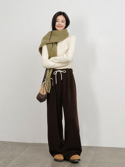 LANGSON LS_Casual soft long banding pants