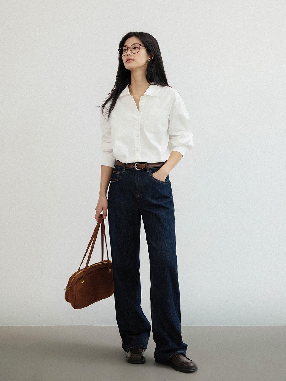 LANGSON Straight Blue Jeans