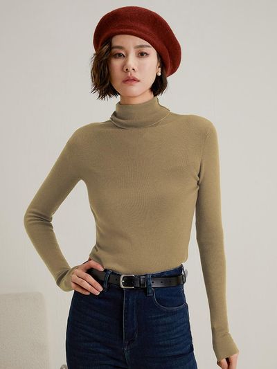 LANGSON Turtleneck Slimming Top (4 Color)