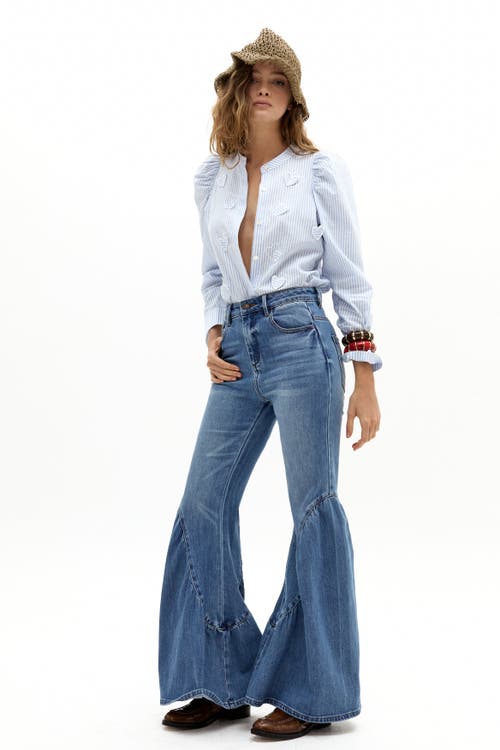 LANHTROPY LANHTROPY Boho Denim Pants