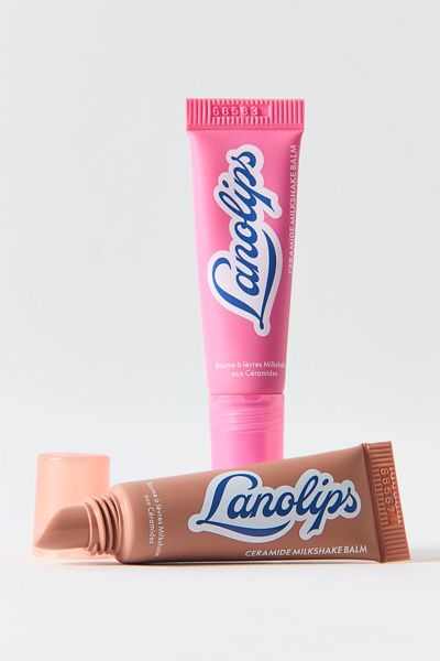Lanolips Lanolips Ceramide Milkshake Mini Lip Balm Duo Set in Milkshake at Urban Outfitters