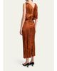 Lanvin Crinkled Silk Twisted-Waist Sleeveless Maxi Dress - 3