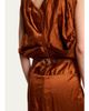 Lanvin Crinkled Silk Twisted-Waist Sleeveless Maxi Dress - 5
