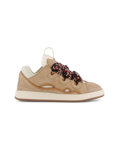 Lanvin Kid's Suede Curb Sneakers