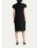 Lanvin Knotted-Shoulder Fringe Midi Dress - 3