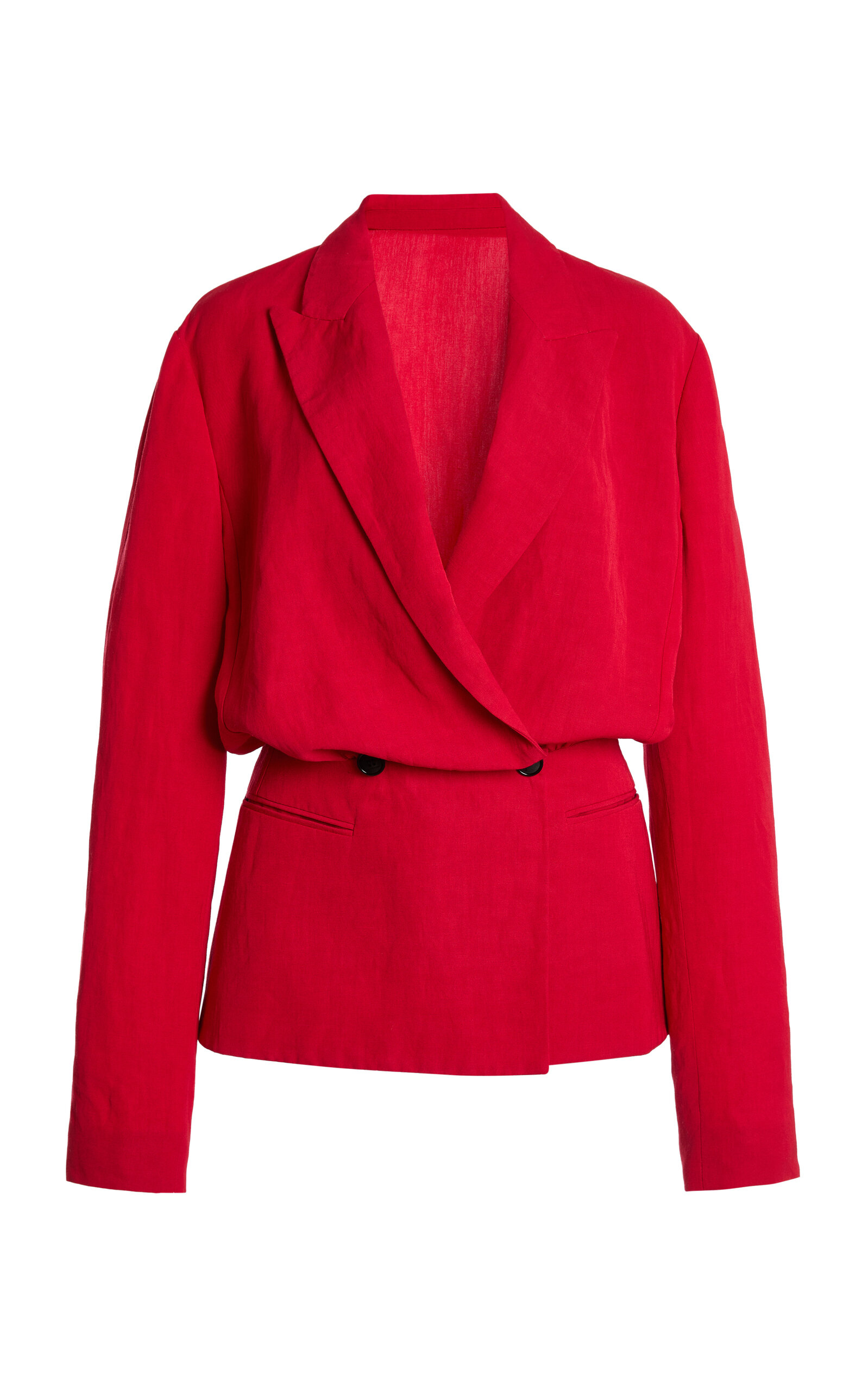 Lanvin Lanvin Basque LinenBlend Jacket