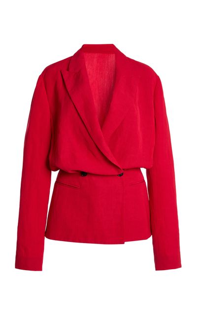 Lanvin Lanvin Basque LinenBlend Jacket