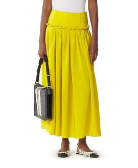 Lanvin Lanvin Basque Skirt in Charmeuse