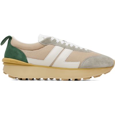 Lanvin Lanvin Beige Bumpr Mesh Sneakers
