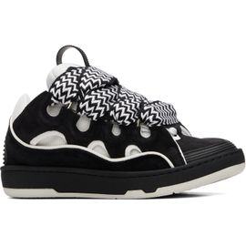Lanvin Lanvin Black & White Bicolor Curb Sneakers