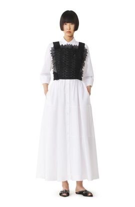 Lanvin Lanvin Black Guipure Bib 