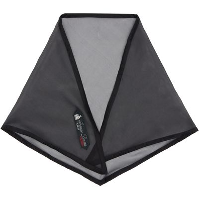 Lanvin Lanvin Black Silk Organza Triangle Scarf