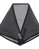 Lanvin Lanvin Black Silk Organza Triangle Scarf - 2