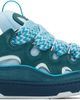 Lanvin Lanvin Blue Bicolor Curb Sneakers - 1