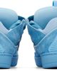 Lanvin Lanvin Blue Curb Monochrome Suede Sneakers - 2