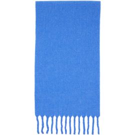 Lanvin Lanvin Blue Fluffy Label Scarf