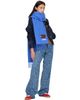 Lanvin Lanvin Blue Fluffy Label Scarf - 2
