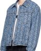 Lanvin Lanvin Blue Lunar Year Jacquard Denim Jacket - 4