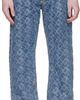 Lanvin Lanvin Blue Lunar Year Jacquard Jeans - 1
