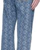Lanvin Lanvin Blue Lunar Year Jacquard Jeans - 3