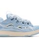 Lanvin Lanvin Blue Nylon Curb Sneakers - 1