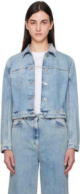 Lanvin Lanvin Blue Short Denim Jacket