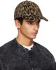 Lanvin Lanvin Brown Leopard Print Cap - 2