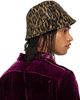 Lanvin Lanvin Brown Leopard Print Reversible Bucket Hat - 3