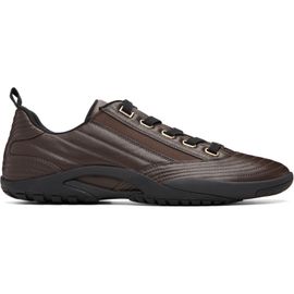 Lanvin Lanvin Brown New Soccer Lace Up Leather Sneakers