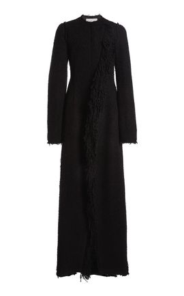Lanvin Lanvin CapeSleeve Woven Coat