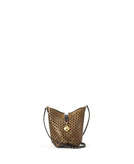 Lanvin Lanvin Catch By Nano Bucket Bag in Shiny Leather