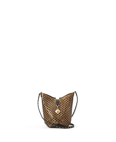 Lanvin Lanvin Catch By Nano Bucket Bag in Shiny Leather