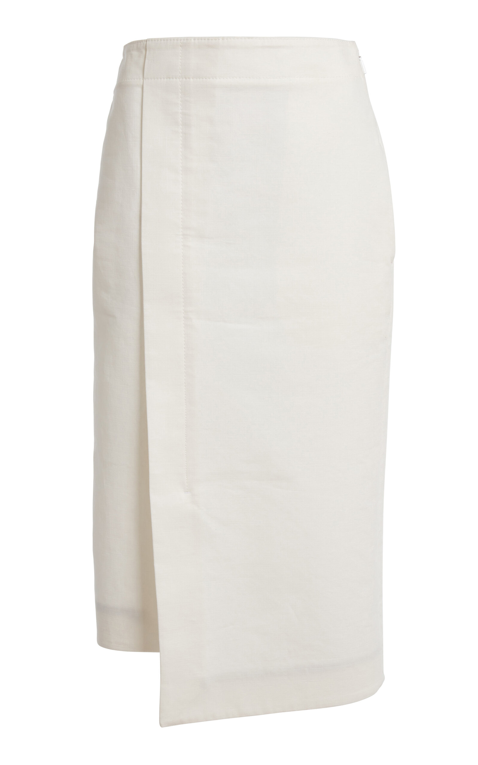 Lanvin Lanvin Cotton Belted Portfolio Skirt