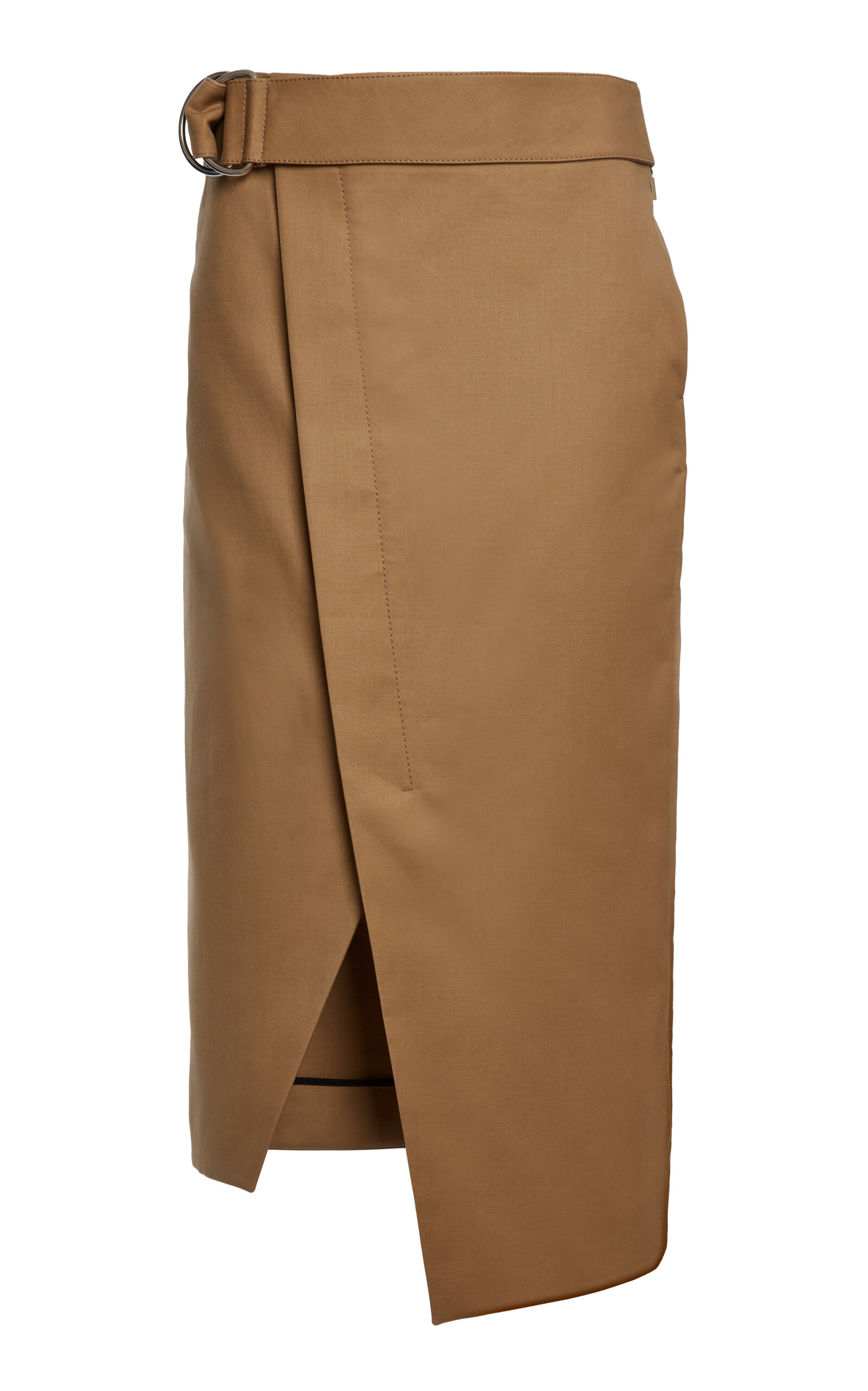 Lanvin Lanvin CottonBlend Belted Portfolio Skirt