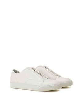 Lanvin Lanvin Dbb1 Zip Sneakers In Leather