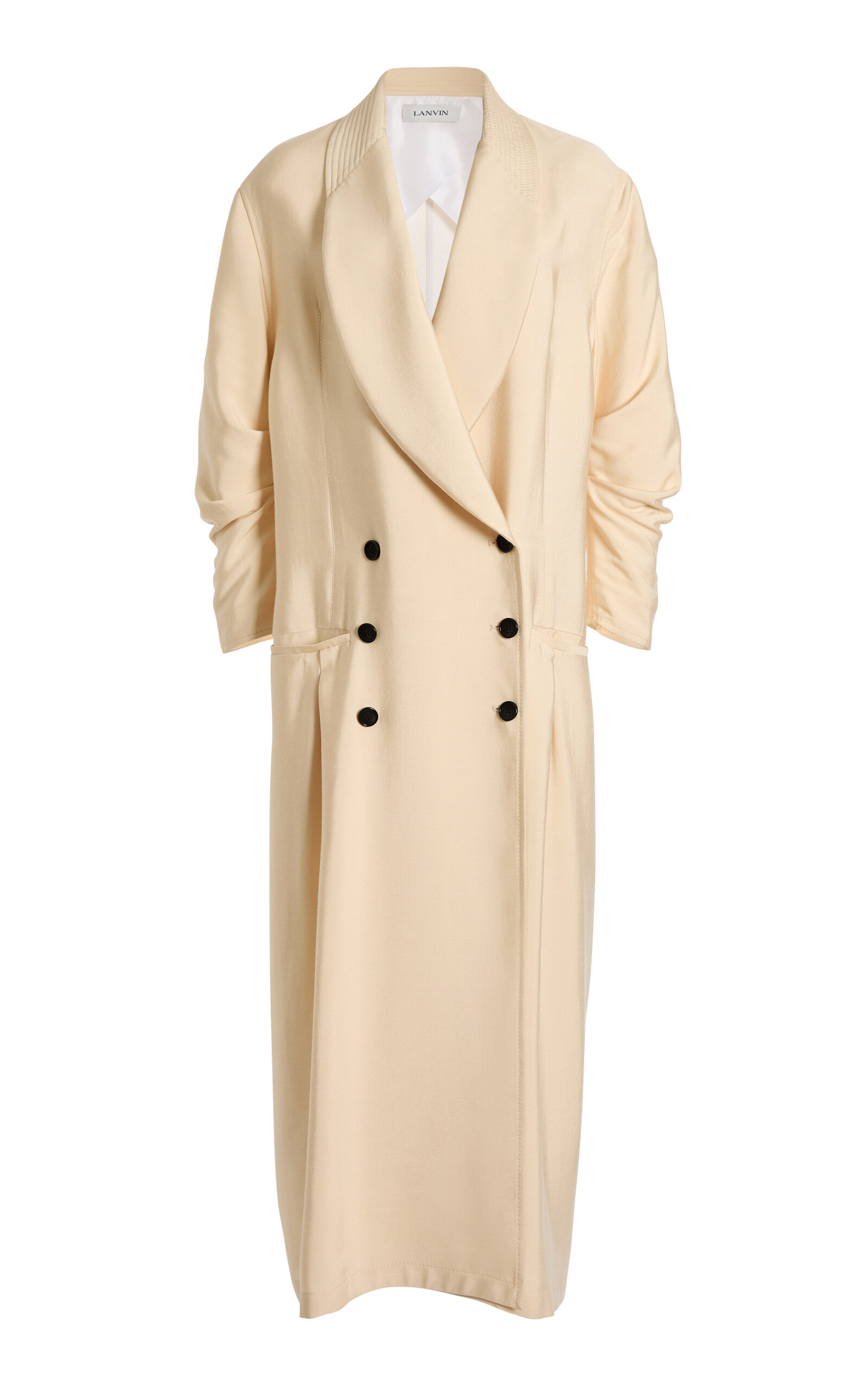 Lanvin Lanvin DoubleBreasted Coat Dress