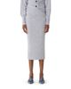 Lanvin Lanvin Draped Midi Skirt in Wool - 1