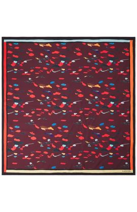 Lanvin Lanvin Drop Color Silk Scarf